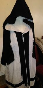 Jean Marc Phillipe Linen  Hooded Dress Cape Size 4